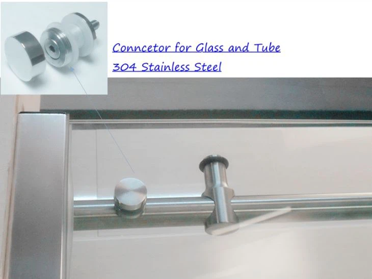 2 Panels Sliding Frameless Shower Enclosure