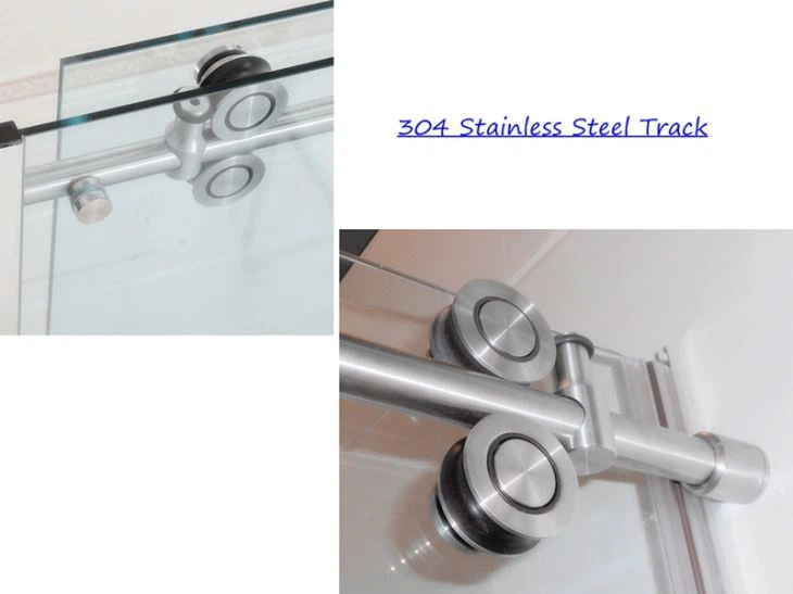 2 Panels Sliding Frameless Shower Enclosure
