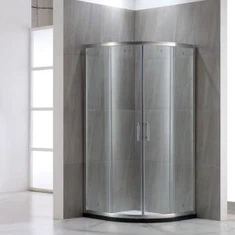 फैन-शेप फ्रेम्ड स्लाइडिंग ग्लास शॉवर दरवाजे