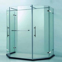 बड़े टिका हुआ कांच शावर दरवाजा